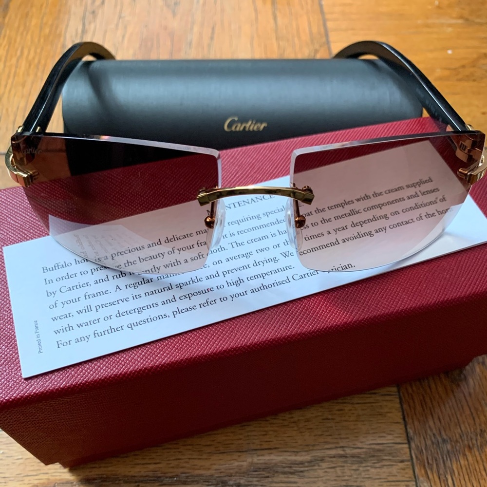 Cartier Buffalo Horn Glasses